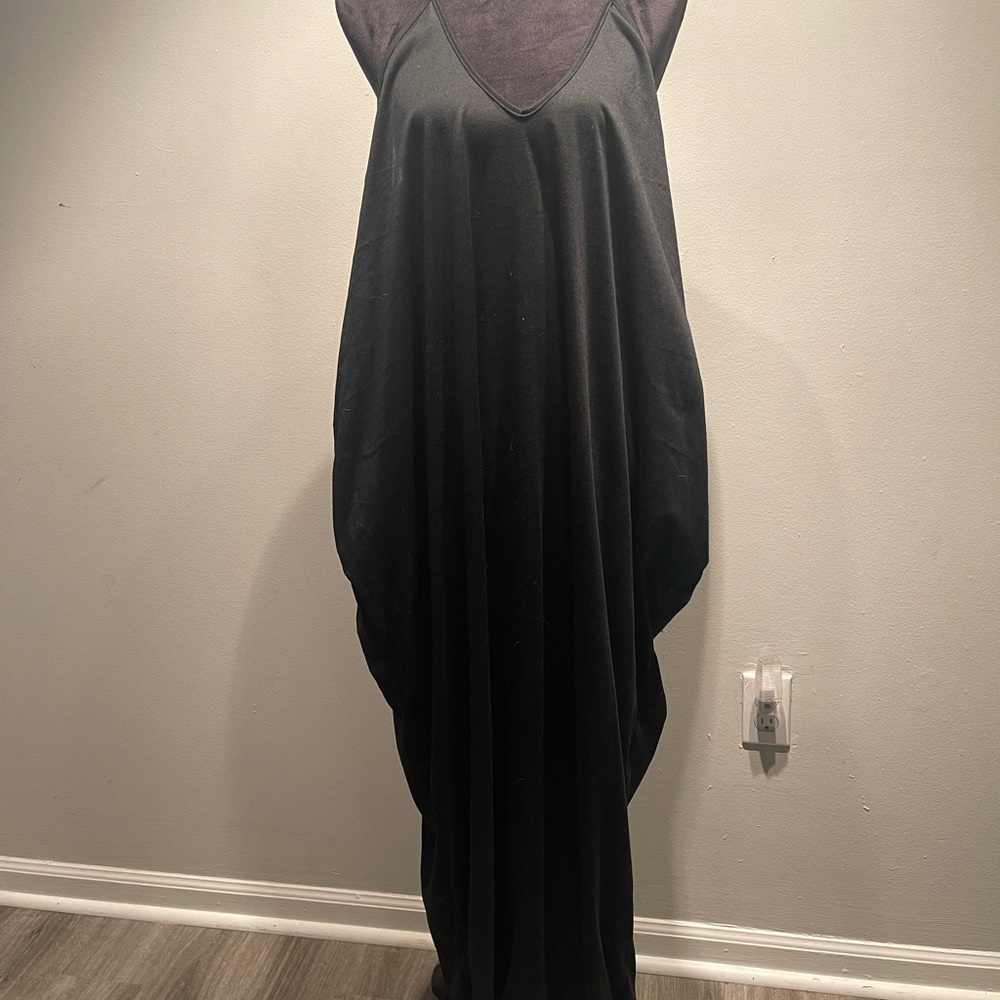 Black maxi dress